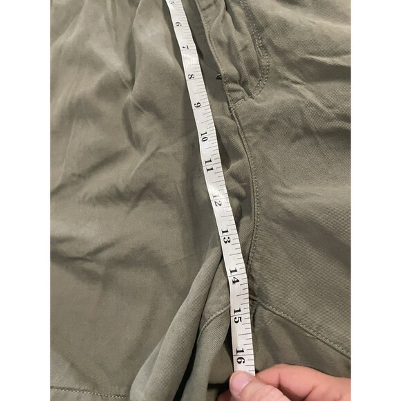 Wonderly Shorts Women's Size 16W Olive Green Tencel Blend Elastic Waist High Wst - Picture 10 of 14